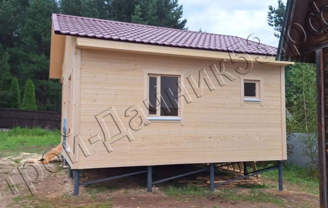 4 Каркасный дом Д–19, 6x6 м, 36 М², Тульская область, Заокский район, КП Наткино (5)